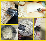 Ručni rezač rezanaca od nehrđajućeg čelika Valjak za izradu rezanaca Fast Food Stroj za valjanje rezanaca Naprave za tjesteninu Kuhinjski alati