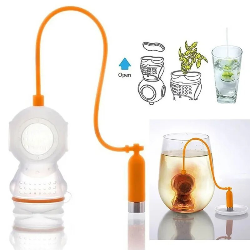 Infuser za čaj od curenja od nehrđajućeg čelika Filter za cjedilo za listove od nehrđajućeg čelika Biljni kuhinjski pribor Višekratni dodaci za čaj Cocina