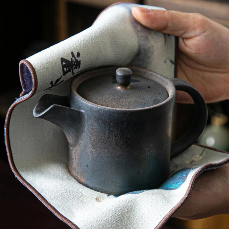 Kineski oslikana kuhinjska krpa Upijajuća krpa Pamuk Lan Krpa za čišćenje stola Krpa za čaj Čišćenje posuđa u kućanstvu Obrišite salfetki na stol