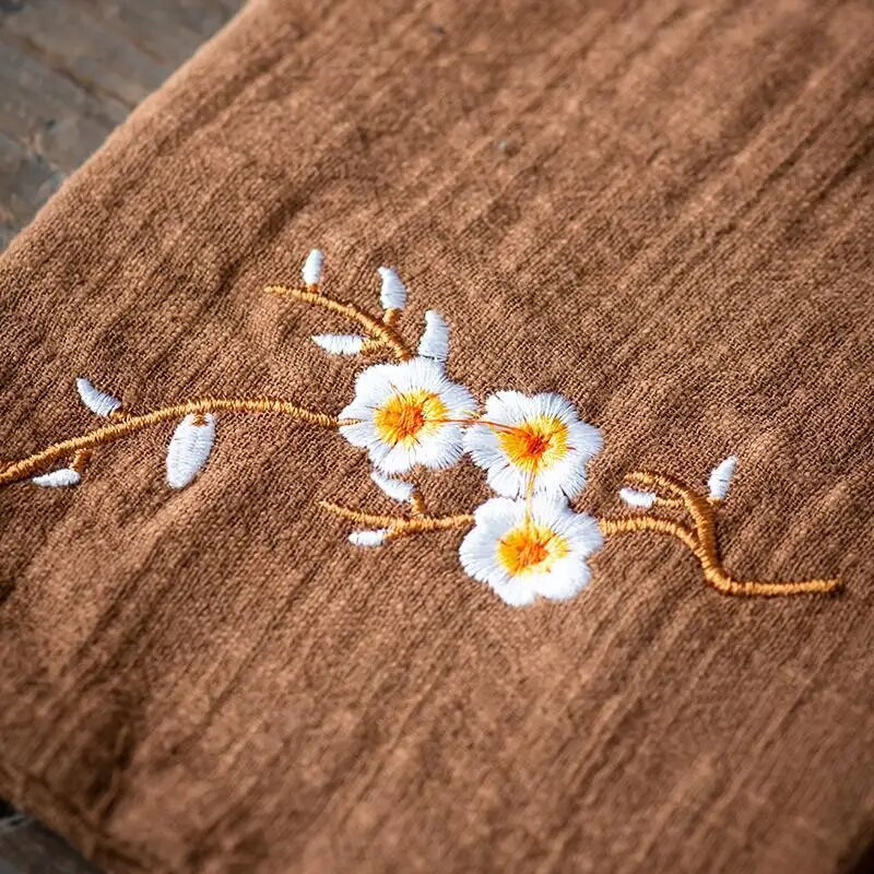 Pamučne i lanene vezene kuhinjske krpe upijaju vodu i zgušnjavaju kuhinjsku krpu Retro višenamjenske kuhinjske krpe Pribor za čaj LE773