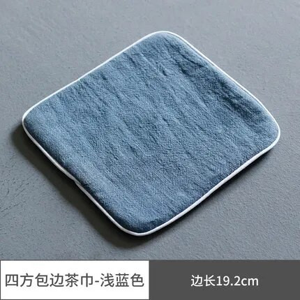 Pamučna i lanena krpa za čaj Zen Ručno oslikana upijajuća ekstra debela kuhinjska krpa Dry Pour Posuda za čaj Kung Fu Set za čaj Čajna salveta