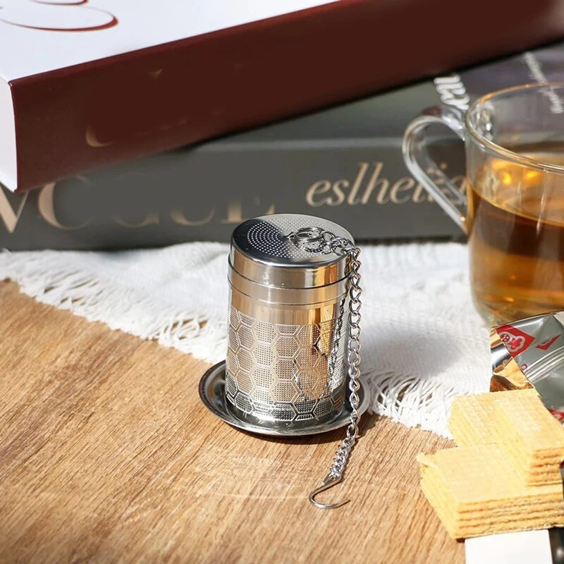 Arbatos infuzatoriai biriai arbatai, nerūdijančio plieno arbatos sietelis, ypač smulkaus tinklelio arbatos difuzorius arbatai ruošti, prieskoniai