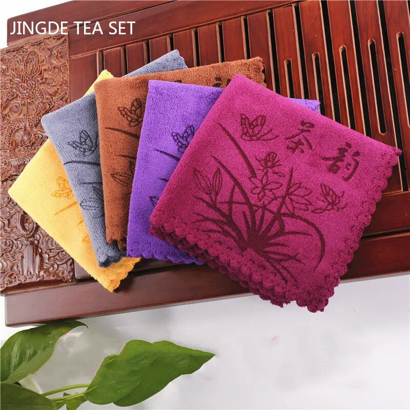 Četvrtasta debela kuhinjska krpa Čajni stol Jastučić od vlakana Super upijajuća čajna salveta Vrhunski pribor za pribor za čaj Profesionalna krpa