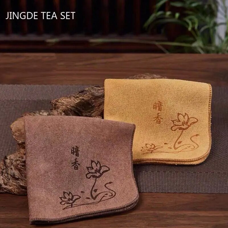 Četvrtasta debela kuhinjska krpa Čajni stol Jastučić od vlakana Super upijajuća čajna salveta Vrhunski pribor za pribor za čaj Profesionalna krpa