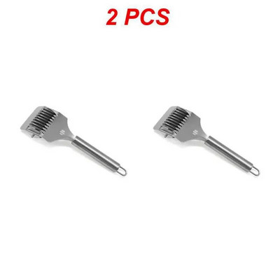 1/2 KOM Kuhinjski rezač rezanaca vanilije od nehrđajućeg čelika Ručni uređaj za rezanje rezanaca Rezanje vlasca Potpuno čelični kuhinjski aparati za izradu rezanaca