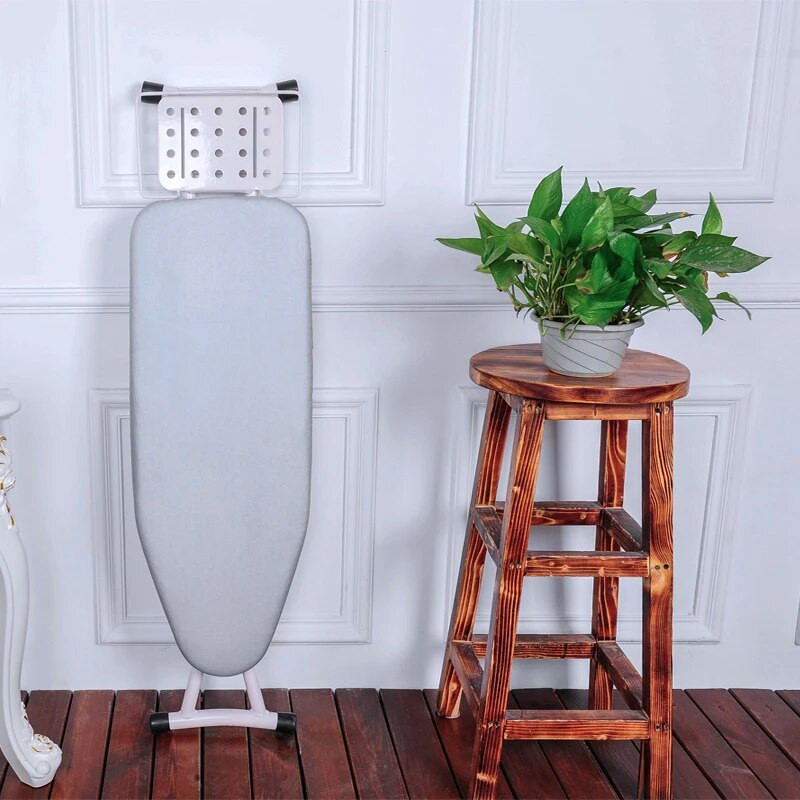 1vnt Universalus sidabru dengtas paminkštintas lyginimo lentos užvalkalas, stipriai šilumą atspindintis, atsparus nudegimui 118x36cm/137x48cm/127x49cm