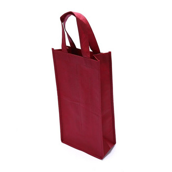 креативни опаковъчни чанти Хартиена подаръчна кутия с връв за бутилка червено вино