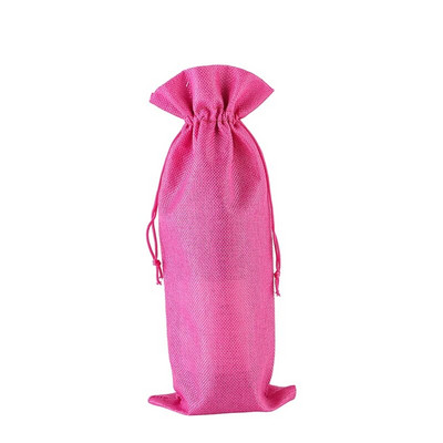 Linased veinikotid Veinipudeli kaaned koos pingutusnööriga veinikoti hoidja kandekott pakendikott Pulmapeo kujundus kingitus