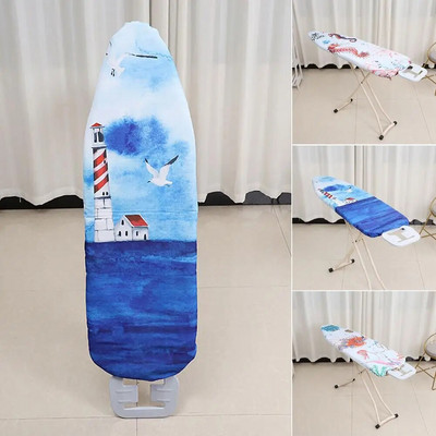 Ironing Table Protector Heat-resistant Ultra Thick Padding Ironing Board Cover Digital Printing Ironing Table Cover for Home
