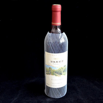 20 τμχ PE Κάλυμμα μπουκαλιού κόκκινου κρασιού Αποθήκευση δίχτυ τσάντα μπουκαλιού για να αποτρέψει το ποτό Διακόσμηση συσκευασίας Αξεσουάρ κρασιού