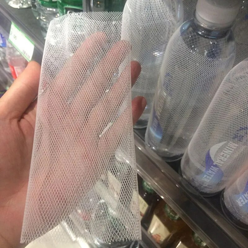20db PE vörösboros palack fedő tároló hálós palacktasak az italcsomagolás megelőzésére, díszítő bortartozékok