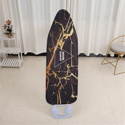 Practical Reusable Ironing Board Cover Marble Printed Anti-scalding Digital Printing Ironing Board Cover