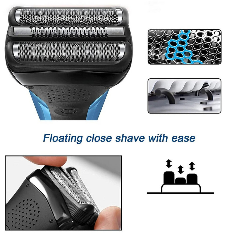 21B 32B Zamjenska glava brijača za Braun Series 3 električne brijače 301S 310S 320S 330S 340S 360S 3010S 3020S 3030S 3040