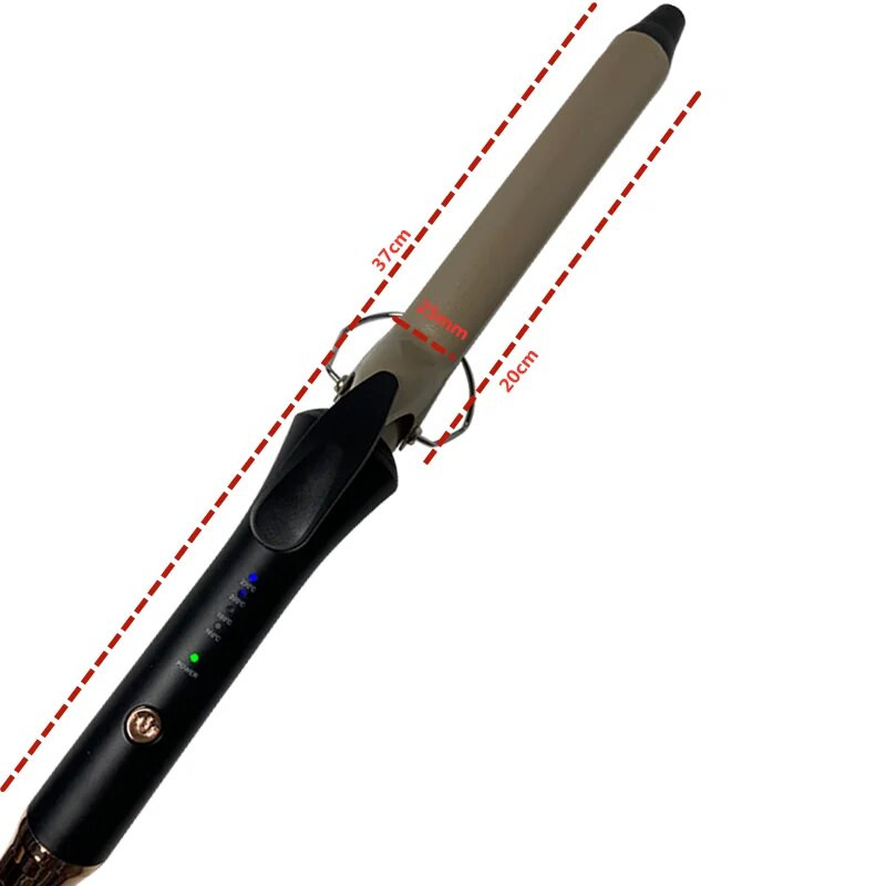 Za brijačnice uvijače konusno glačalo za kovrče jednocijevna keramička glazura kruška cvijet konus električna kosa kovrčava kosa : 110-240 - v