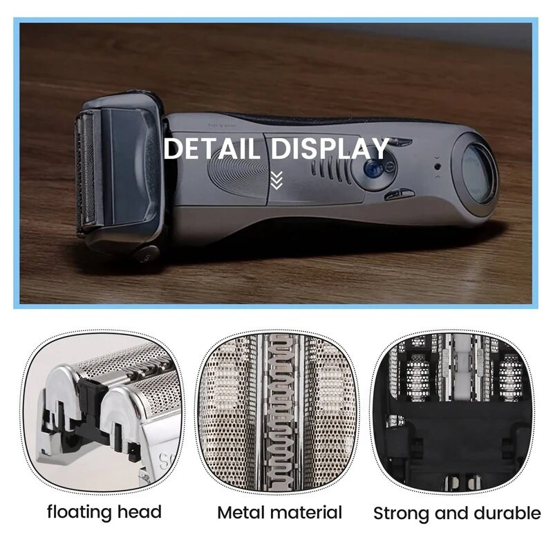 70S Foil & Cutter zamjenski dio brijača za Braun Series 7 70S brijač Foil Cartridge Glava kasete