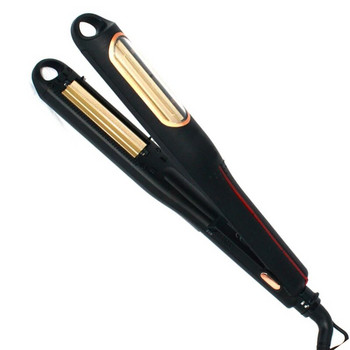 Corrugation Flat Iron Αυτόματη μπούκλα για μπούκλες Επαγγελματικό ισιωτικό Σγουρό σίδερο λαβίδες Hair Waver Crimpers Μαλλιά για μπούκλες