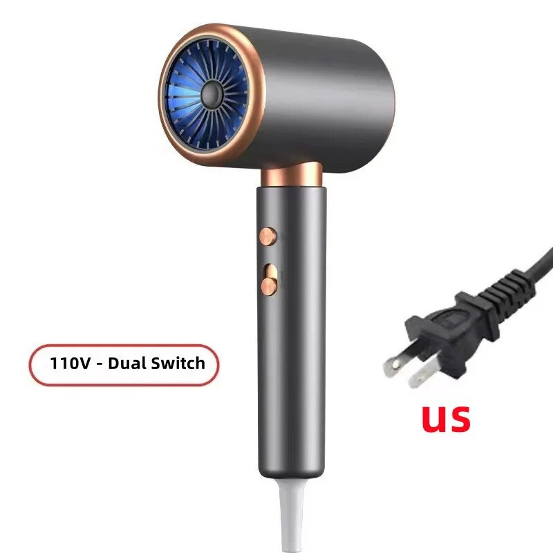 Novo brzo sušilo za kosu 2400 W, super velika količina zraka, brzo sušenje, plavo svjetlo, negativni ioni, kućni frizerski salon, profesionalna verzija