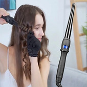 Kerámia Styling Tools Professzionális Hajsütő Vas Hajhullám Körte Virág Kúp Elektromos Hajcsavaró Göndörítő Pálca