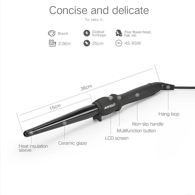Kerámia Styling Tools Professzionális Hajsütő Vas Hajhullám Körte Virág Kúp Elektromos Hajcsavaró Göndörítő Pálca