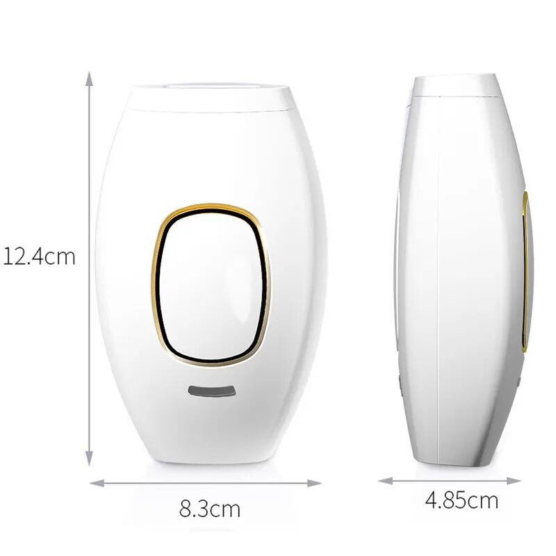 Nešiojamas IPL plaukų šalinimo mini epiliatorius lazeriu, neskausmingas moterims ir vyrams, naudojant namuose laikymo profesionalią depiliaciją Nemokamas pristatymas