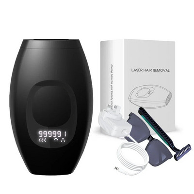 999999 Ipl Laserski epilator za uklanjanje dlačica za žene Flash depilator LCD Pulses Trajni laserski epilator Bezbolno uklanjanje dlačica