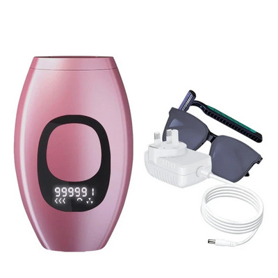 999999 Ipl Laserski epilator za uklanjanje dlačica za žene Flash depilator LCD Pulses Trajni laserski epilator Bezbolno uklanjanje dlačica