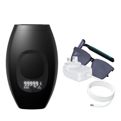 999999 Ipl Laserski epilator za uklanjanje dlačica za žene Flash depilator LCD Pulses Trajni laserski epilator Bezbolno uklanjanje dlačica