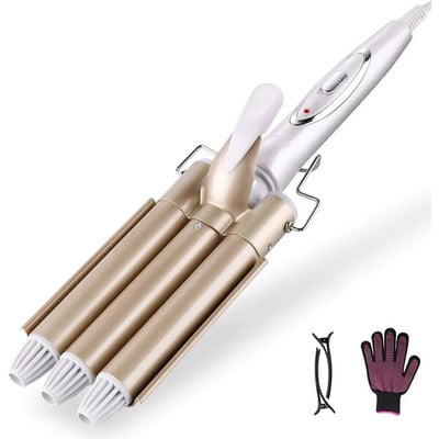 22 mm trostruki uvijač za kosu Keramički uvijač za kosu Profesionalne hvataljke za kosu Alati za oblikovanje za sve tipove kose