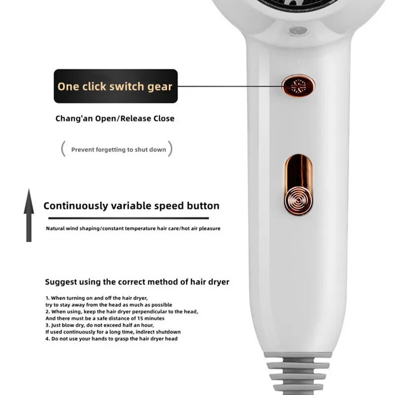 Hotel, hotel, neperforirano zidno sušilo za kosu, kućna kupaonica, jak vjetar, plavo svjetlo, njega kose, sušilo za kosu
