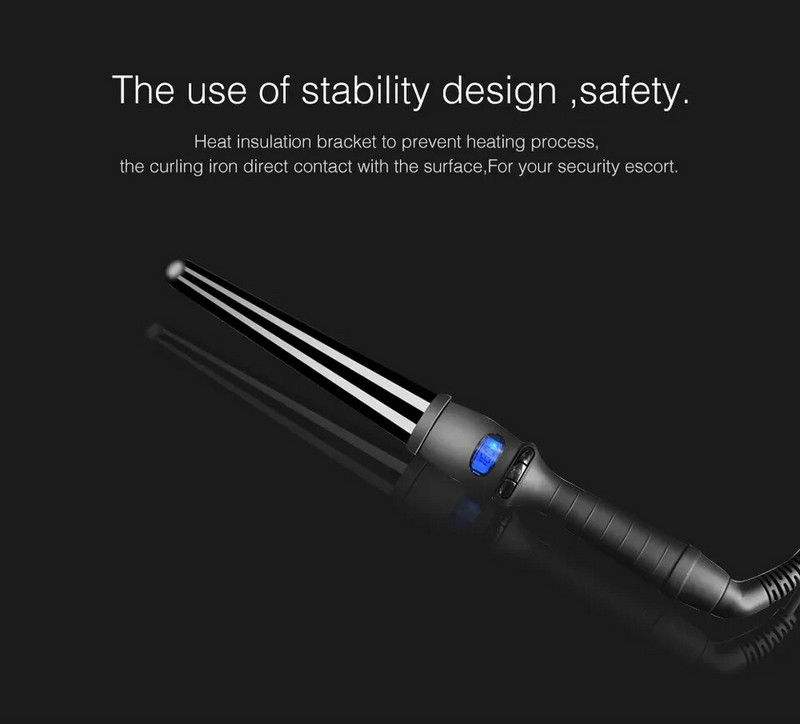 Kerámia Styling Tools Professzionális Hajsütő Vas Hajhullám Körte Virág Kúp Elektromos Hajcsavaró Göndörítő Pálca