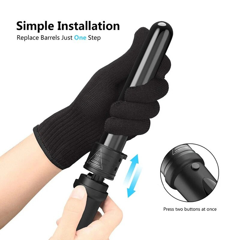 2023 m. elektrinis plaukų suktukas 5 viename plaukų garbanojimo lazdelė Plaukų sukimo geležies volelis Monofunkcinis suktukas Sukamasis plaukų formavimo įrankis