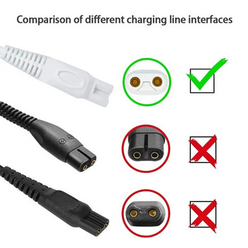 Самобръсначка за жени USB кабел за зареждане за завършващ щрих Безупречно тяло Акумулаторна дамска самобръсначка и тример Резервно зарядно устройство