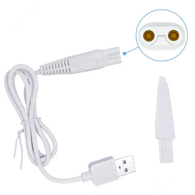 Sieviešu skuveklis USB uzlādes kabelis, lai pabeigtu pieskārienu Nevainojams korpuss, uzlādējams sieviešu skuveklis un trimmera nomaiņas lādētājs