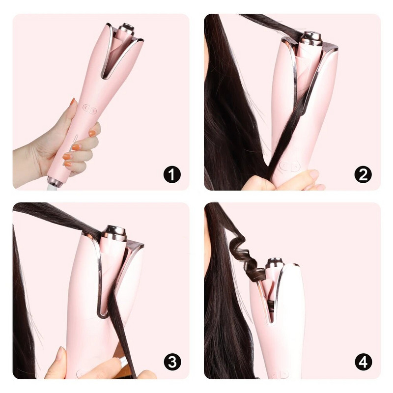 Profesionalūs plaukų automatiniai termo plaukų suktukai elektriniai keramika plaukų garbanojimo anti-perm moterims bangų kirpyklų įrankiai