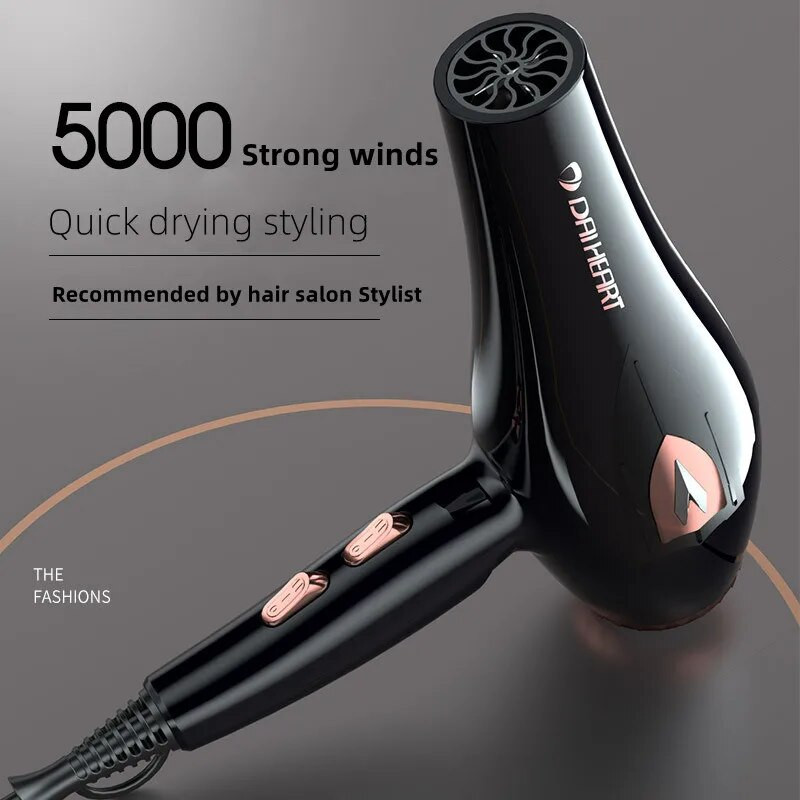 Novo profesionalno sušilo za kosu visoke snage, brzo sušenje, plavo svjetlo, tihi fen s negativnim ionima, preporučuju kućni frizeri