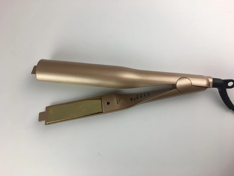 Udlaga za kovrčanje i ravnanje kose dvostruke namjene Pegla za kosu s kontrolom temperature s 4 brzine zlatna udlaga