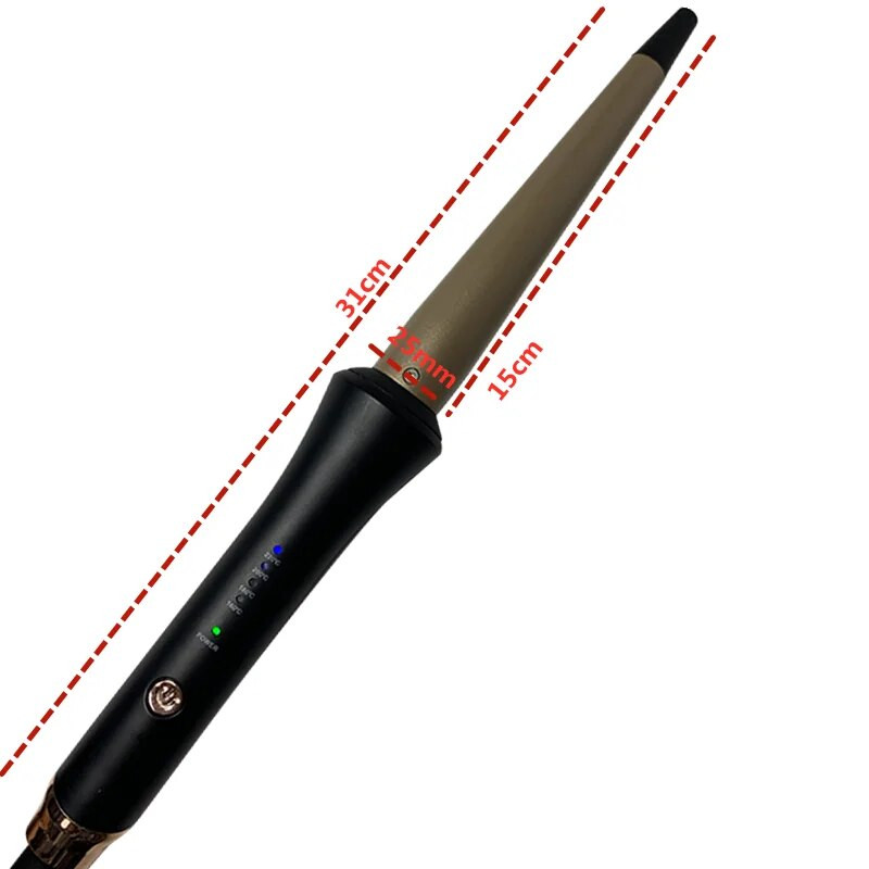 2023. Za brijačnice uvijače konusni uvijači jednocijevna keramička glazura kruška cvijet konus električna kosa kovrčava kosa