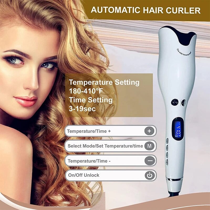 Automatinis plaukų suktukas Daugiafunkcinis bangas Keramika Rožės garbanoti plaukų lazdelės Profesionalios formavimo priemonės Lazdelės garbanojimo geležis