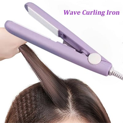 Wave Curling Iron Novo Mini Ripple Hair Iron Uvijač za kosu s valovitom pločom Flat Iron Električni uvijač za kosu Alati za umjetno oblikovanje kose