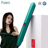 Profesionalus plaukų tiesintuvas 2 viename keraminis neigiamų jonų LCD ekranas plaukų suktukas tiesinantis plokščias šildomas plaukų formavimo įrankis