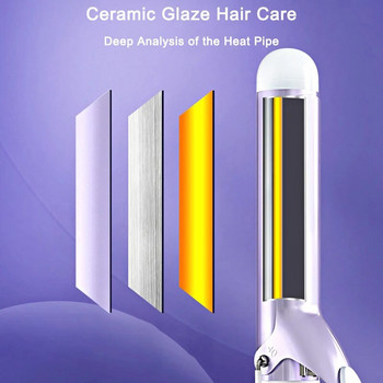 40MM електрическа маша за коса Маша с големи вълни Керамична глазура Покритие с отрицателни йони 10s Бързо нагряване Уреди за коса Инструмент