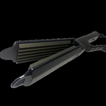 Малка вълна царевична щипка с четири предавки за регулиране на температурата права щипка за коса бретон фризьорски инструменти права щипка за изправяне на коса