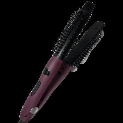 Tiek aukšta, tiek žema pavara elektrinis garbanojimo lygintuvas nekenkia plaukams perm plaukų šukos kriaušės gėlė elektrinis apvalus šepečio forma