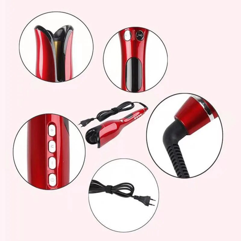 Višeautomatski uvijač za kosu Uvijač za kosu LCD keramički rotirajući kovrčavi čarobni štapić za uvijanje kose Alati za oblikovanje kose