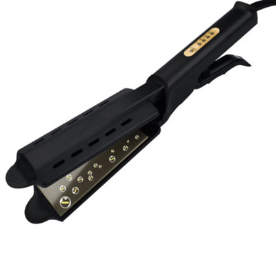 Formuojantis plaukų tiesintuvas plaukų suktukas turmalino joninis plokščias lygintuvas plataus skydelio keraminės šildymo plokštės salono formavimo įrankis