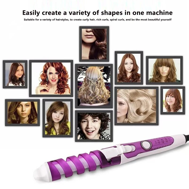 Mini uvijač za kosu, električni uvijač za kosu, profesionalni keramički uvijač za kosu, valoviti uvijač za kosu, alat za oblikovanje kose, oprema za salone