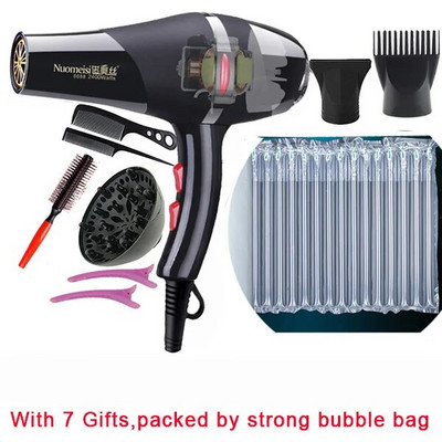 Valódi 2100 W-os Professzionális Hajszárító Nagy teljesítményű Styling Tools Hajszárító Meleg és Hideg EU csatlakozó Hajszárító 220-240V gép
