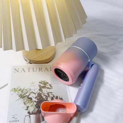 Novo sklopivo sušilo za kosu SAD/EU/UK utičnica 110V/220V niskošumno plavo svjetlo s negativnim ionima Sklopivo sušilo za kosu za spavaonice u kućanstvu