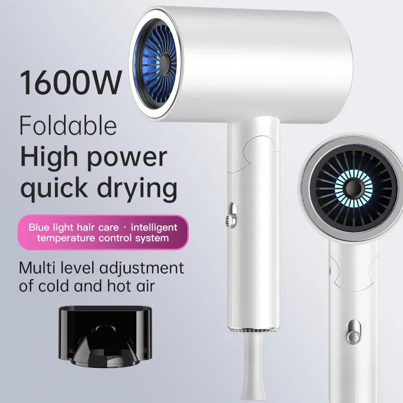 Amazon 110V/220V sklopivi fen za kosu američki/europski/britanski standard velike snage brzo sušenje plavo svjetlo Hair Care sušilo za kosu
