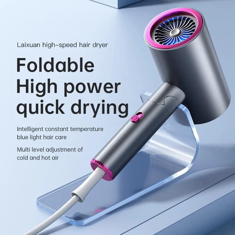 Amazon 110V/220V sklopivi fen za kosu američki/europski/britanski standard velike snage brzo sušenje plavo svjetlo Hair Care sušilo za kosu
